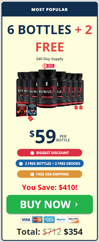 Order Boost Surge X 6 Bottles